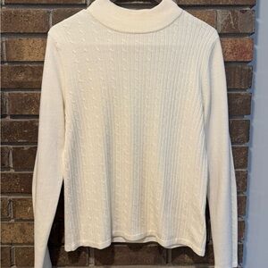 Cream Cable Knit Sweater